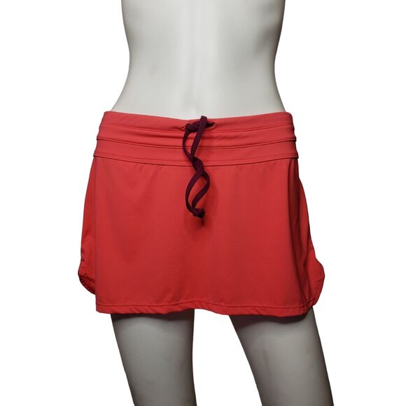 ATHLETA Fun In The Sun Red Swim Ultra Mini Skirt Womens Size XS - Picture 7 of 7